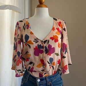 Promod Floral Blouse